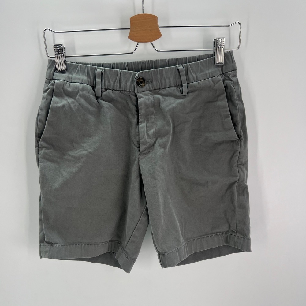 Bearbottom Clothing Mens Size Small S Green Gray 7" Stretch Chino Shorts